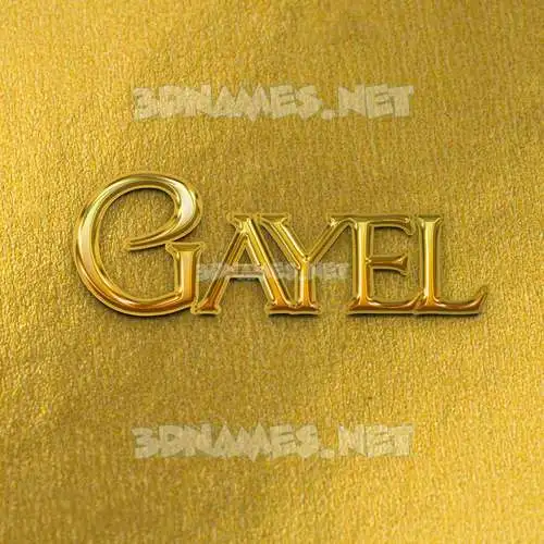 gayel in All Gold style - 3D name wallpaper gayel in All Gold style - 3D name wallpaper