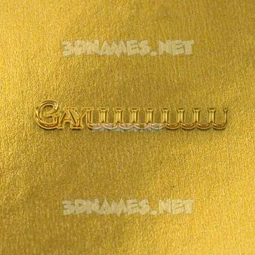 gayuuuuuuuuu in All Gold style - 3D name wallpaper gayuuuuuuuuu in All Gold style - 3D name wallpaper