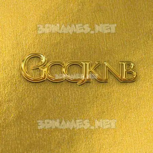 gccjknb in All Gold style - 3D name wallpaper gccjknb in All Gold style - 3D name wallpaper