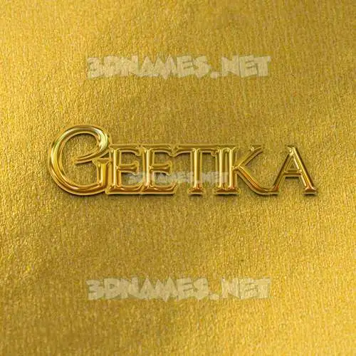 geetika in All Gold style - 3D name wallpaper geetika in All Gold style - 3D name wallpaper