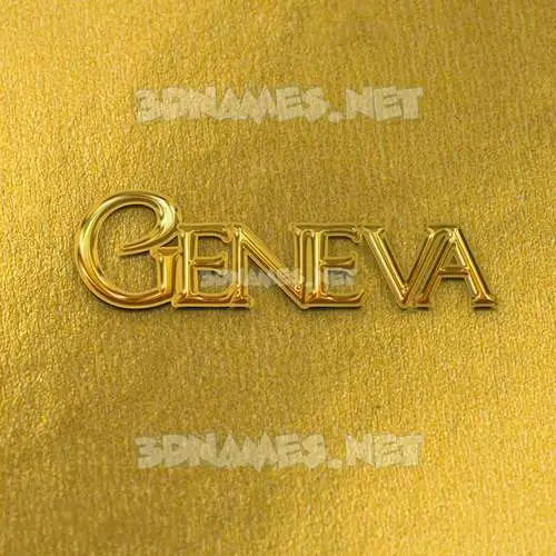 geneva in All Gold style - 3D name wallpaper geneva in All Gold style - 3D name wallpaper