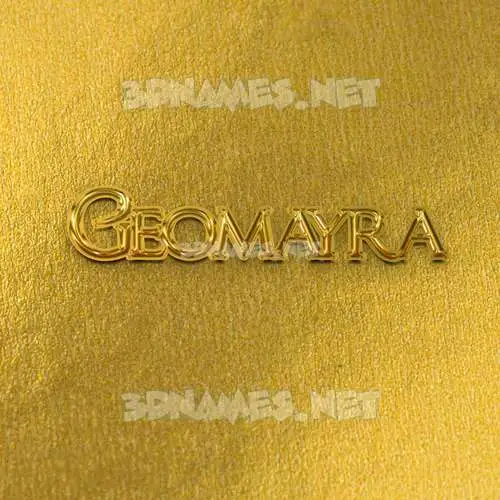 geomayra in All Gold style - 3D name wallpaper geomayra in All Gold style - 3D name wallpaper