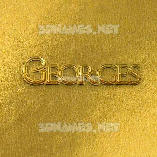 georges in All Gold style - 3D name wallpaper georges in All Gold style - 3D name wallpaper