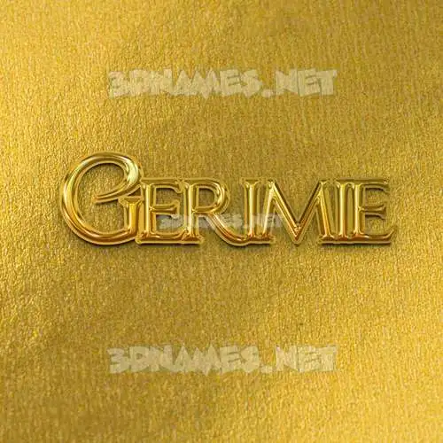 gerimie in All Gold style - 3D name wallpaper gerimie in All Gold style - 3D name wallpaper