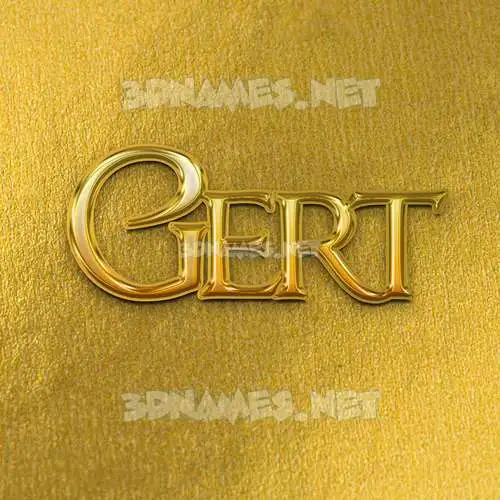 gert in All Gold style - 3D name wallpaper gert in All Gold style - 3D name wallpaper