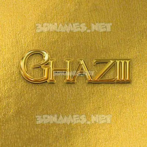 ghaziii in All Gold style - 3D name wallpaper ghaziii in All Gold style - 3D name wallpaper