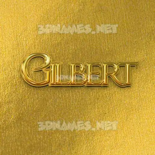 gilbert in All Gold style - 3D name wallpaper gilbert in All Gold style - 3D name wallpaper