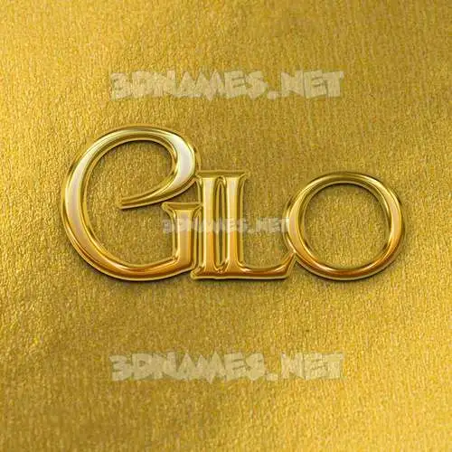 gilo in All Gold style - 3D name wallpaper gilo in All Gold style - 3D name wallpaper