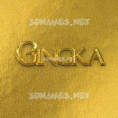 gingka in All Gold style - 3D name wallpaper gingka in All Gold style - 3D name wallpaper