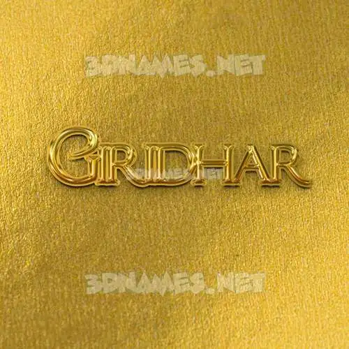 giridhar in All Gold style - 3D name wallpaper giridhar in All Gold style - 3D name wallpaper