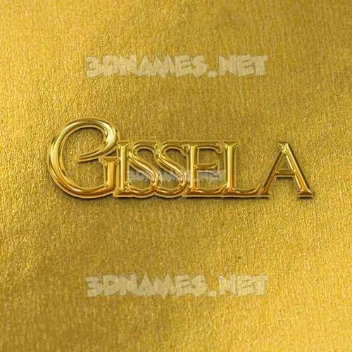 gissela in All Gold style - 3D name wallpaper gissela in All Gold style - 3D name wallpaper