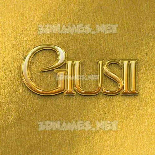 giusii in All Gold style - 3D name wallpaper giusii in All Gold style - 3D name wallpaper