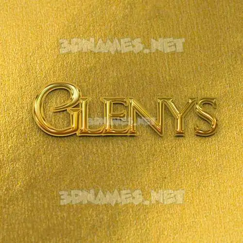 glenys in All Gold style - 3D name wallpaper glenys in All Gold style - 3D name wallpaper