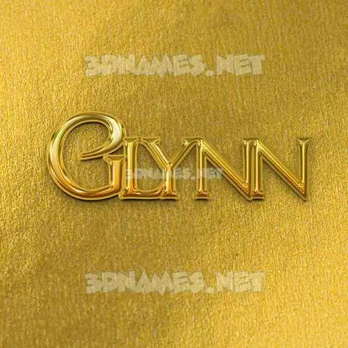glynn in All Gold style - 3D name wallpaper glynn in All Gold style - 3D name wallpaper
