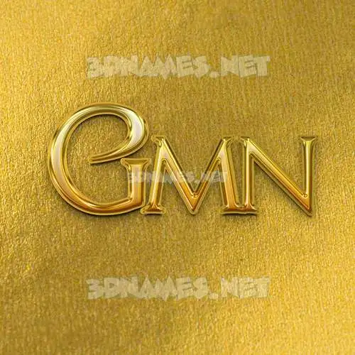 gmn in All Gold style - 3D name wallpaper gmn in All Gold style - 3D name wallpaper