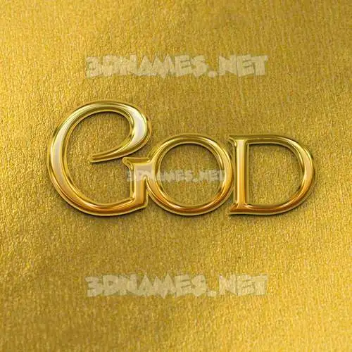 god in All Gold style - 3D name wallpaper god in All Gold style - 3D name wallpaper