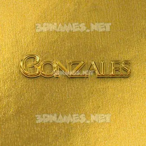 gonzales in All Gold style - 3D name wallpaper gonzales in All Gold style - 3D name wallpaper