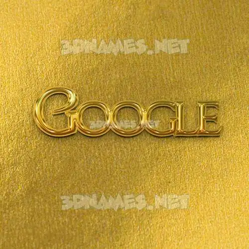 google in All Gold style - 3D name wallpaper google in All Gold style - 3D name wallpaper