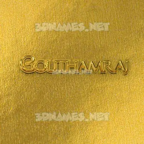gouthamraj in All Gold style - 3D name wallpaper gouthamraj in All Gold style - 3D name wallpaper