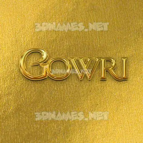 gowri in All Gold style - 3D name wallpaper gowri in All Gold style - 3D name wallpaper
