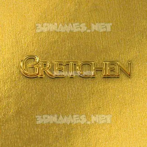gretchen in All Gold style - 3D name wallpaper gretchen in All Gold style - 3D name wallpaper