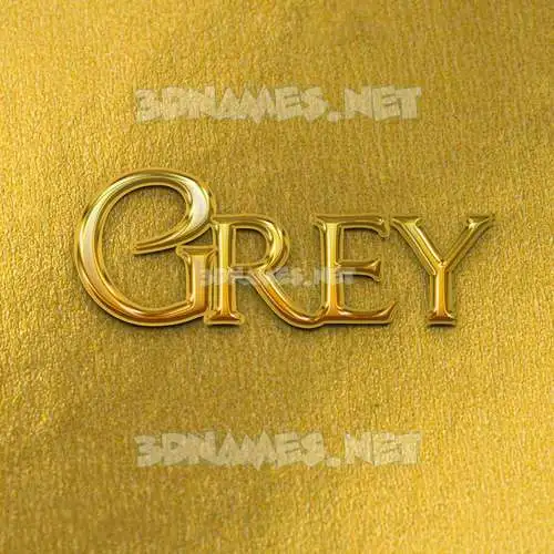 grey in All Gold style - 3D name wallpaper grey in All Gold style - 3D name wallpaper