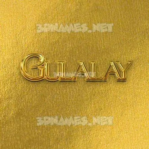 gulalay in All Gold style - 3D name wallpaper gulalay in All Gold style - 3D name wallpaper