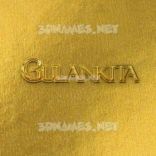 gulankita in All Gold style - 3D name wallpaper gulankita in All Gold style - 3D name wallpaper