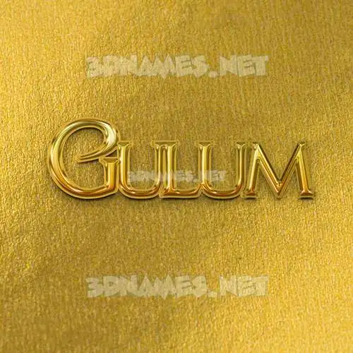 gulum in All Gold style - 3D name wallpaper gulum in All Gold style - 3D name wallpaper