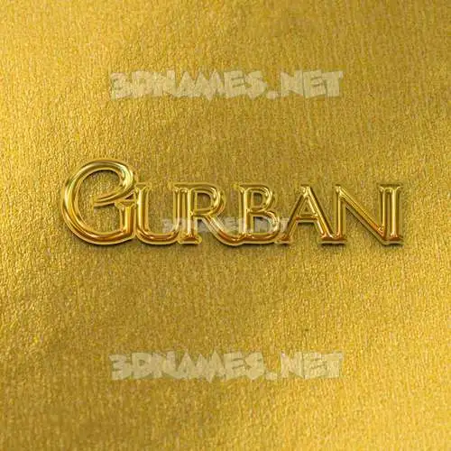 gurbani in All Gold style - 3D name wallpaper gurbani in All Gold style - 3D name wallpaper