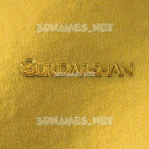 gurdarshan in All Gold style - 3D name wallpaper gurdarshan in All Gold style - 3D name wallpaper