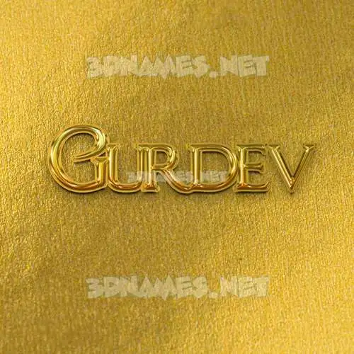 gurdev in All Gold style - 3D name wallpaper gurdev in All Gold style - 3D name wallpaper