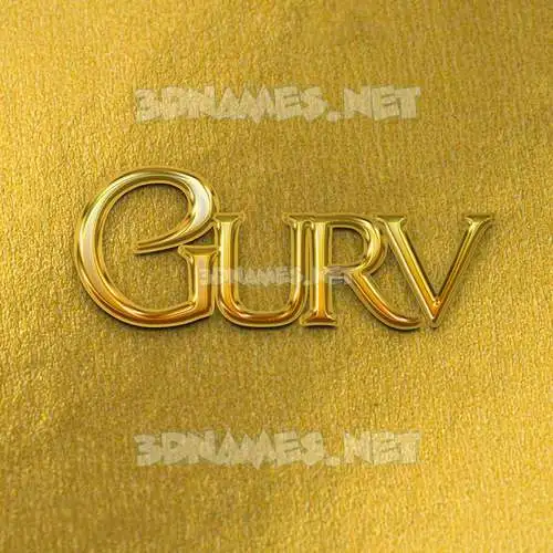 gurv in All Gold style - 3D name wallpaper gurv in All Gold style - 3D name wallpaper