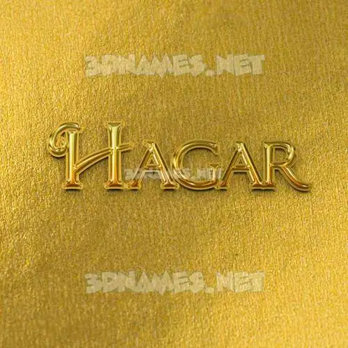 hagar in All Gold style - 3D name wallpaper hagar in All Gold style - 3D name wallpaper