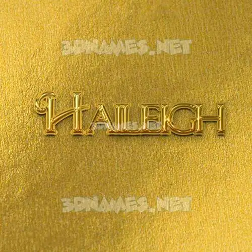 haileigh in All Gold style - 3D name wallpaper haileigh in All Gold style - 3D name wallpaper