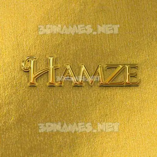 hamze in All Gold style - 3D name wallpaper hamze in All Gold style - 3D name wallpaper