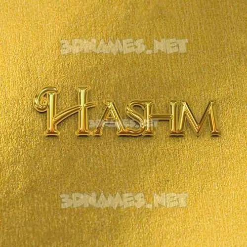 hashm in All Gold style - 3D name wallpaper hashm in All Gold style - 3D name wallpaper