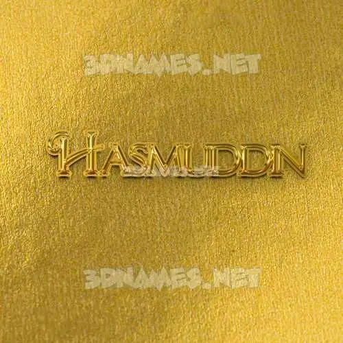 hasmuddin in All Gold style - 3D name wallpaper hasmuddin in All Gold style - 3D name wallpaper