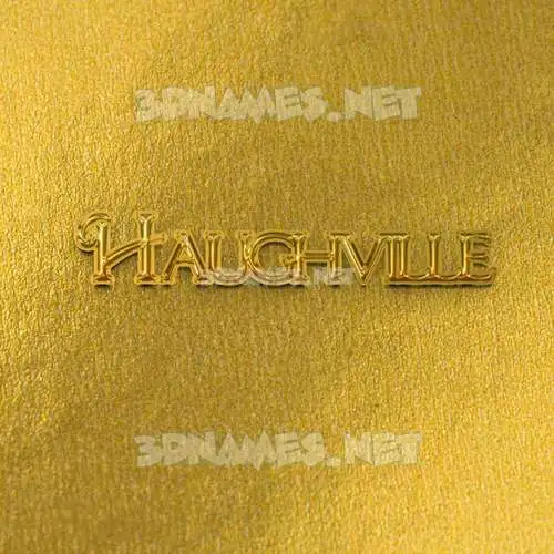haughville in All Gold style - 3D name wallpaper haughville in All Gold style - 3D name wallpaper