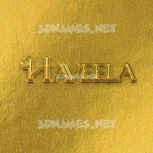haveela in All Gold style - 3D name wallpaper haveela in All Gold style - 3D name wallpaper