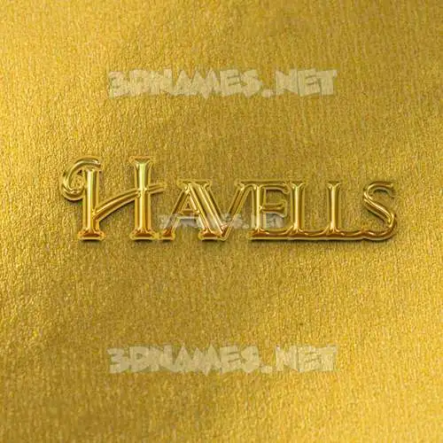 havells in All Gold style - 3D name wallpaper havells in All Gold style - 3D name wallpaper