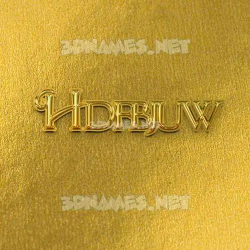 hdfbjuw in All Gold style - 3D name wallpaper hdfbjuw in All Gold style - 3D name wallpaper