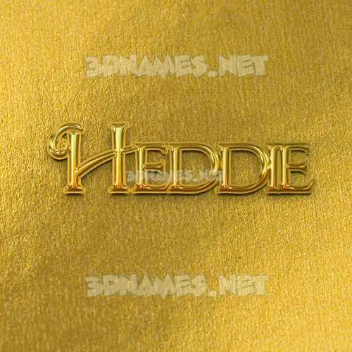 heddie in All Gold style - 3D name wallpaper heddie in All Gold style - 3D name wallpaper