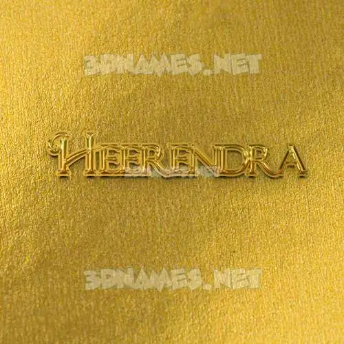 heerendra in All Gold style - 3D name wallpaper heerendra in All Gold style - 3D name wallpaper