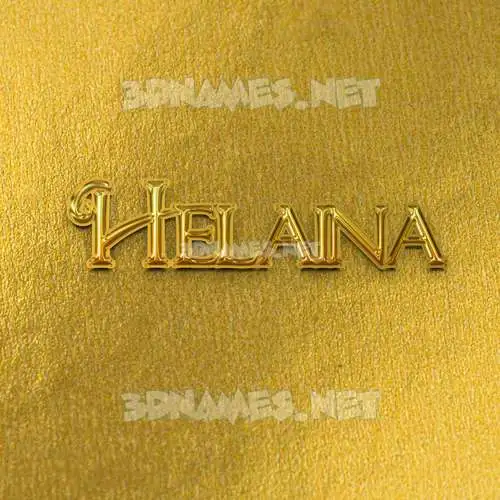 helaina in All Gold style - 3D name wallpaper helaina in All Gold style - 3D name wallpaper