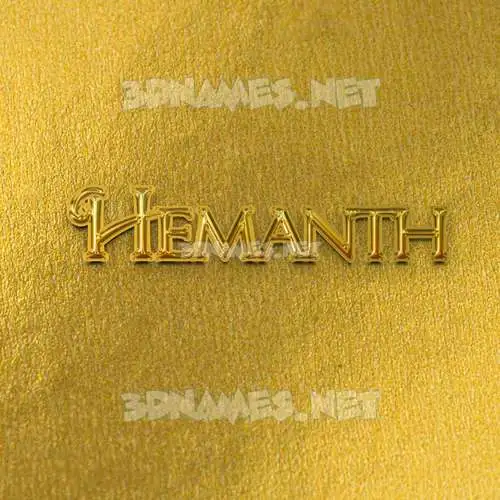 hemanth in All Gold style - 3D name wallpaper hemanth in All Gold style - 3D name wallpaper