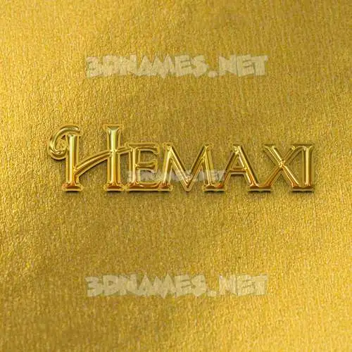 hemaxi in All Gold style - 3D name wallpaper hemaxi in All Gold style - 3D name wallpaper