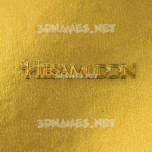 hesamuddin in All Gold style - 3D name wallpaper hesamuddin in All Gold style - 3D name wallpaper