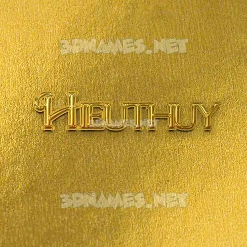 hieuthuy in All Gold style - 3D name wallpaper hieuthuy in All Gold style - 3D name wallpaper