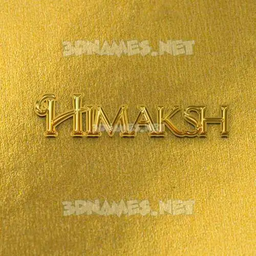 himaksh in All Gold style - 3D name wallpaper himaksh in All Gold style - 3D name wallpaper